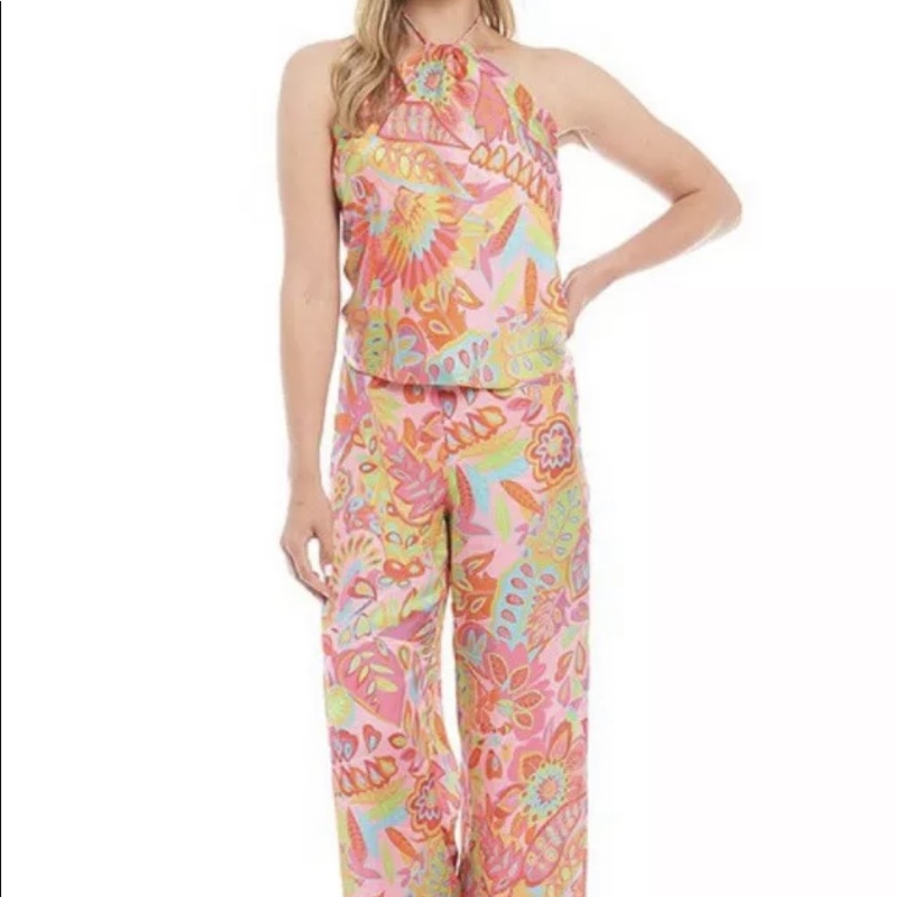Julie brown NYC ladies 2 piece set top size Onesize bottom Sz 10
